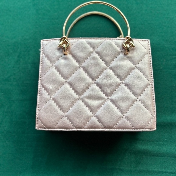 Pink Quilted mini Handbag by Badgley Mischka - Picture 14 of 14